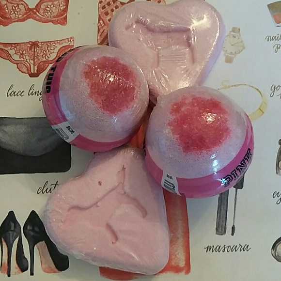 4 - PINK Bath Bombs New with tag - Picture 2 of 8